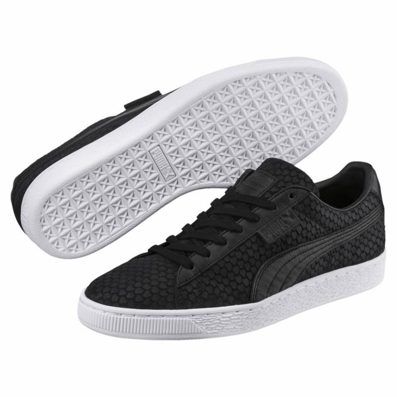 Basket Puma Suede Classic Primal Armour Homme Noir/Blanche Soldes 766VQAWU